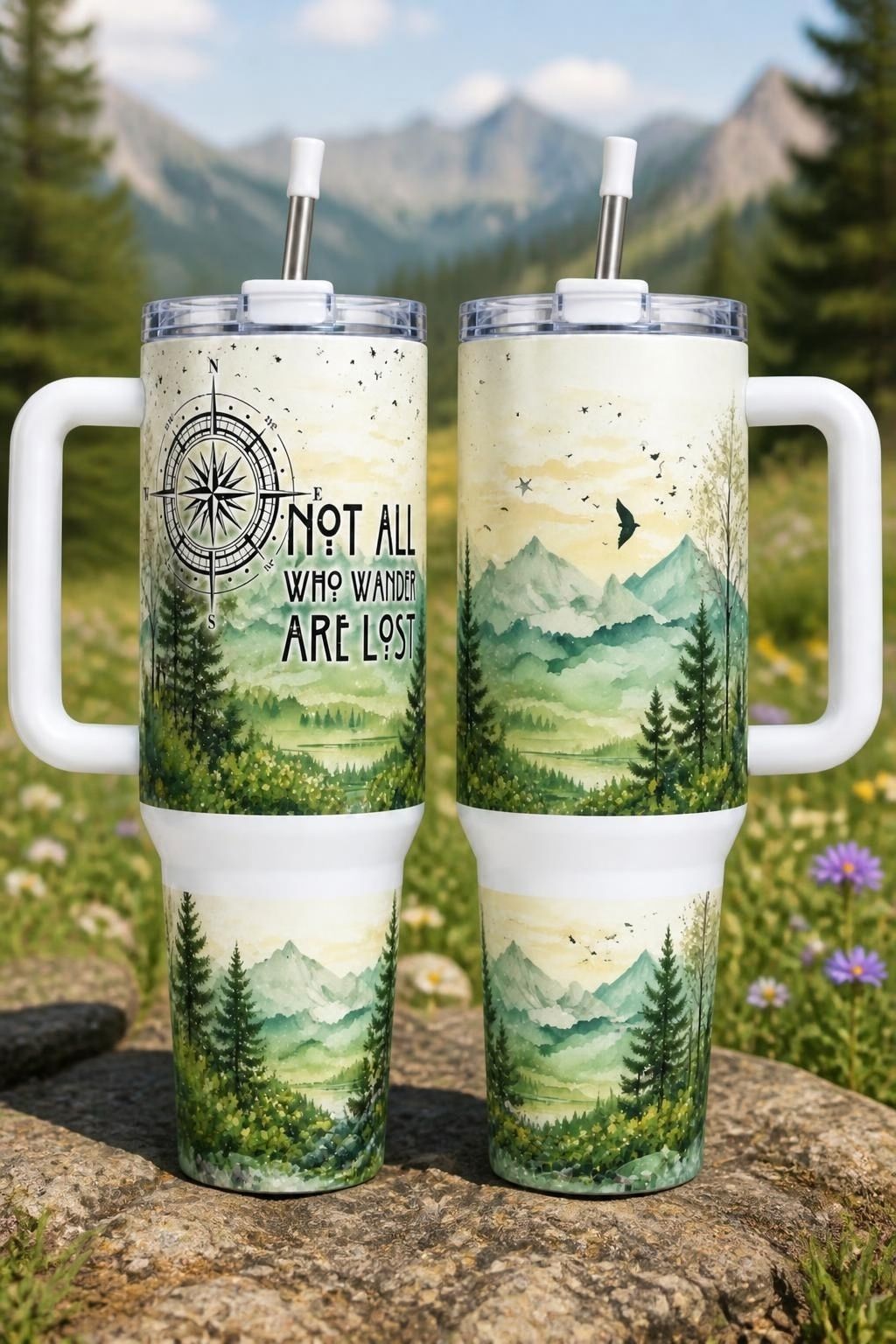 Not All Who Wander Are Lost 40oz Tumbler