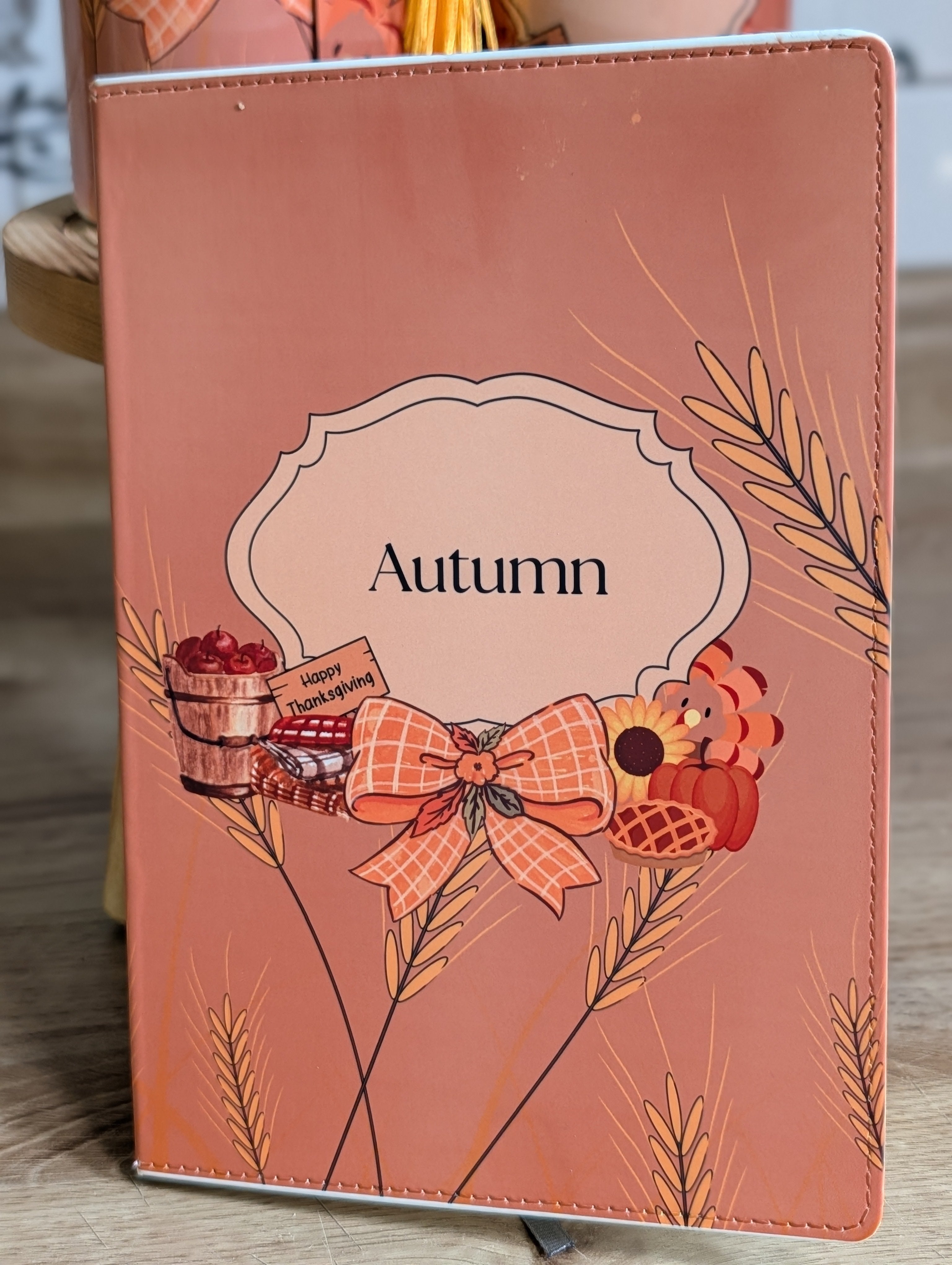 Personalized Autumn Harvest Journal