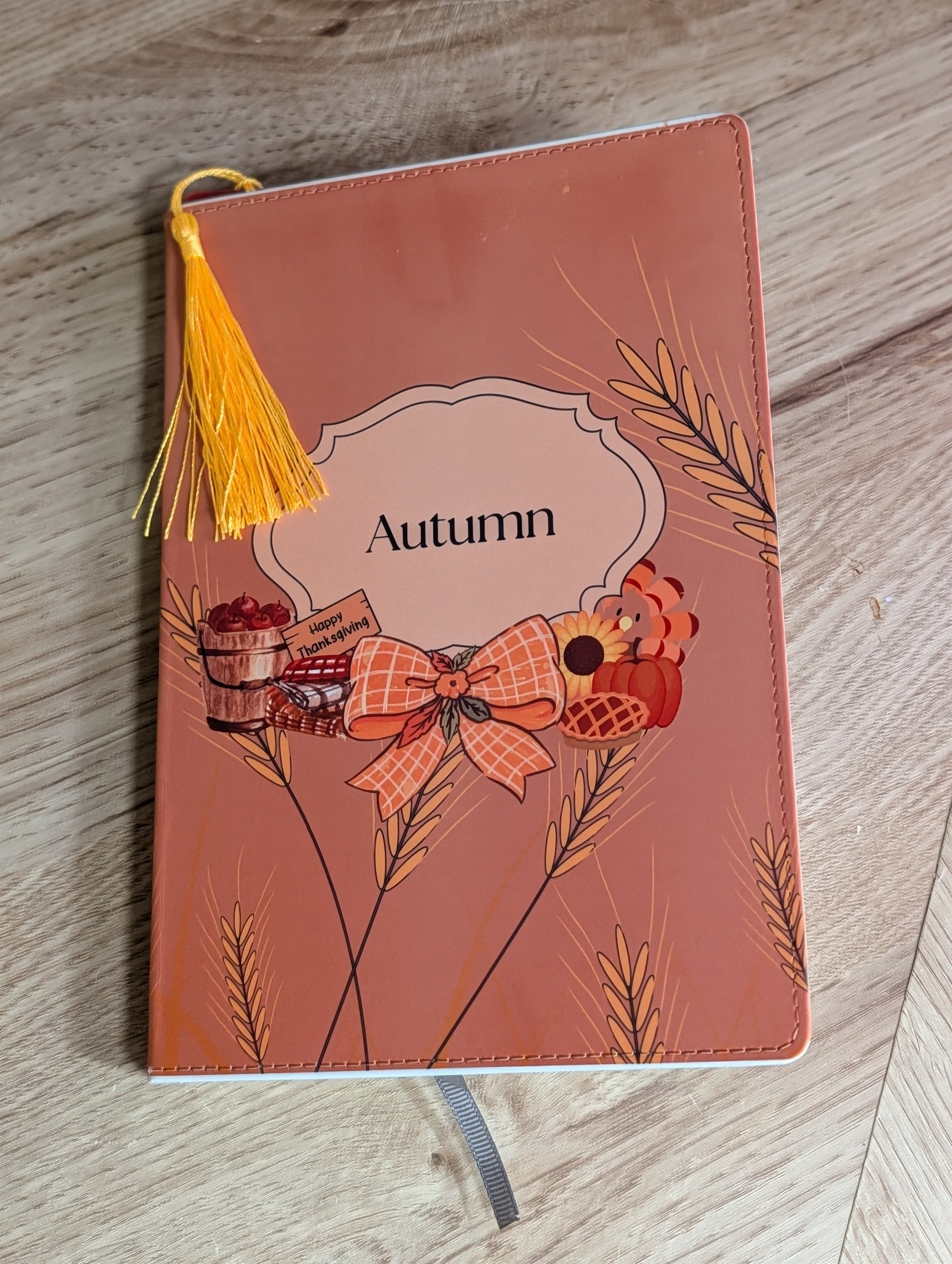 Personalized Autumn Harvest Journal