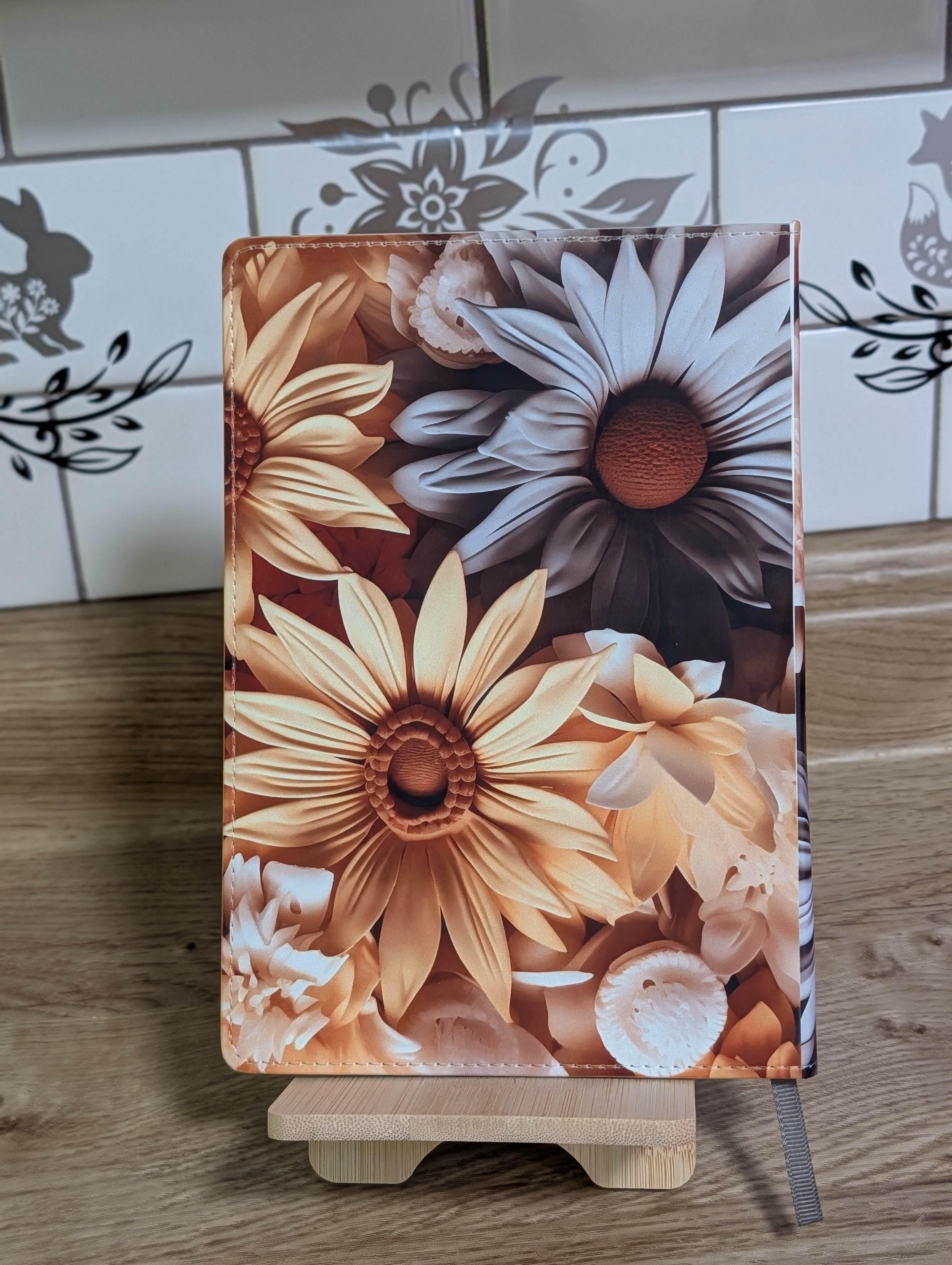 3D Floral Daisy Notebook