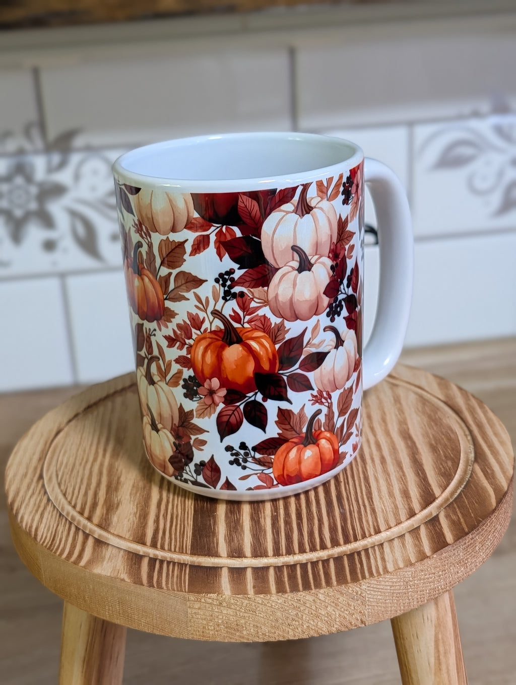 Pumpkin Harvest 15oz Ceramic Mug
