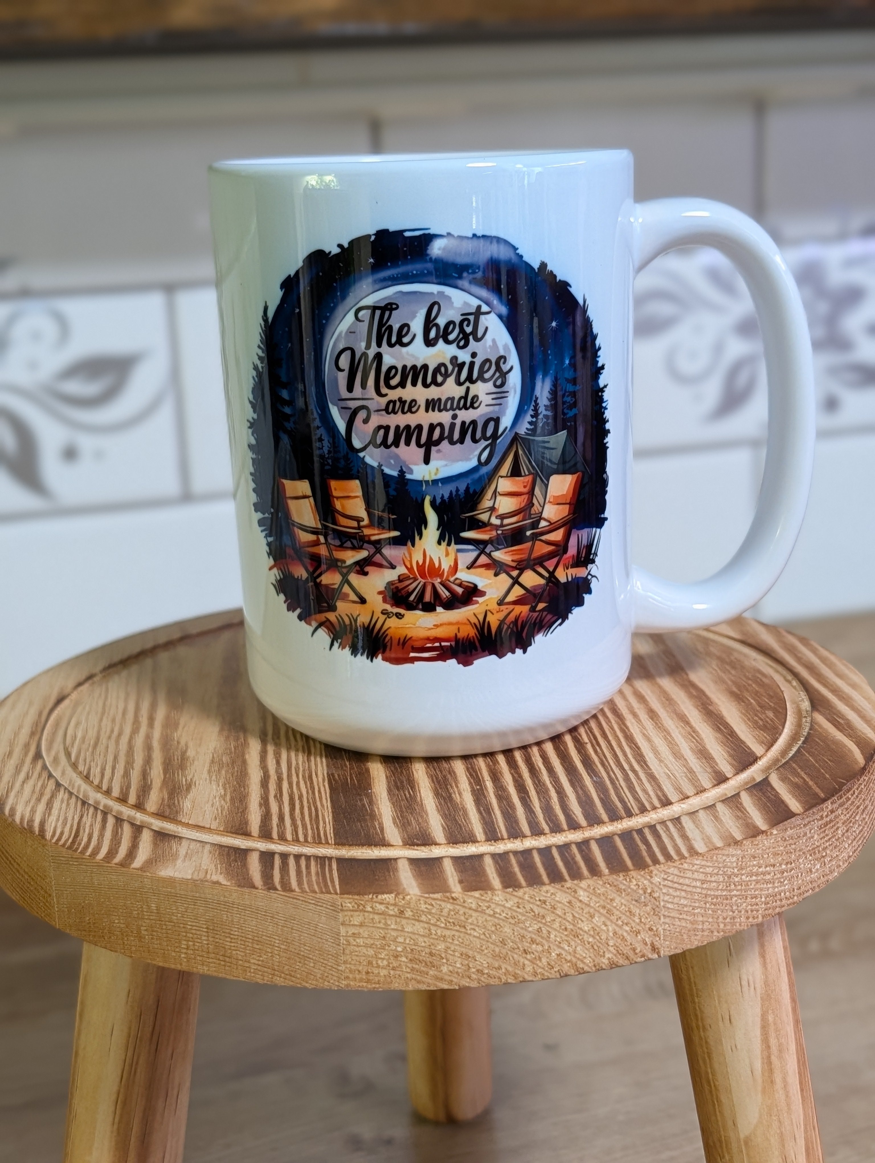 The Best Memories Are Made Camping 15oz Ceramic Mug