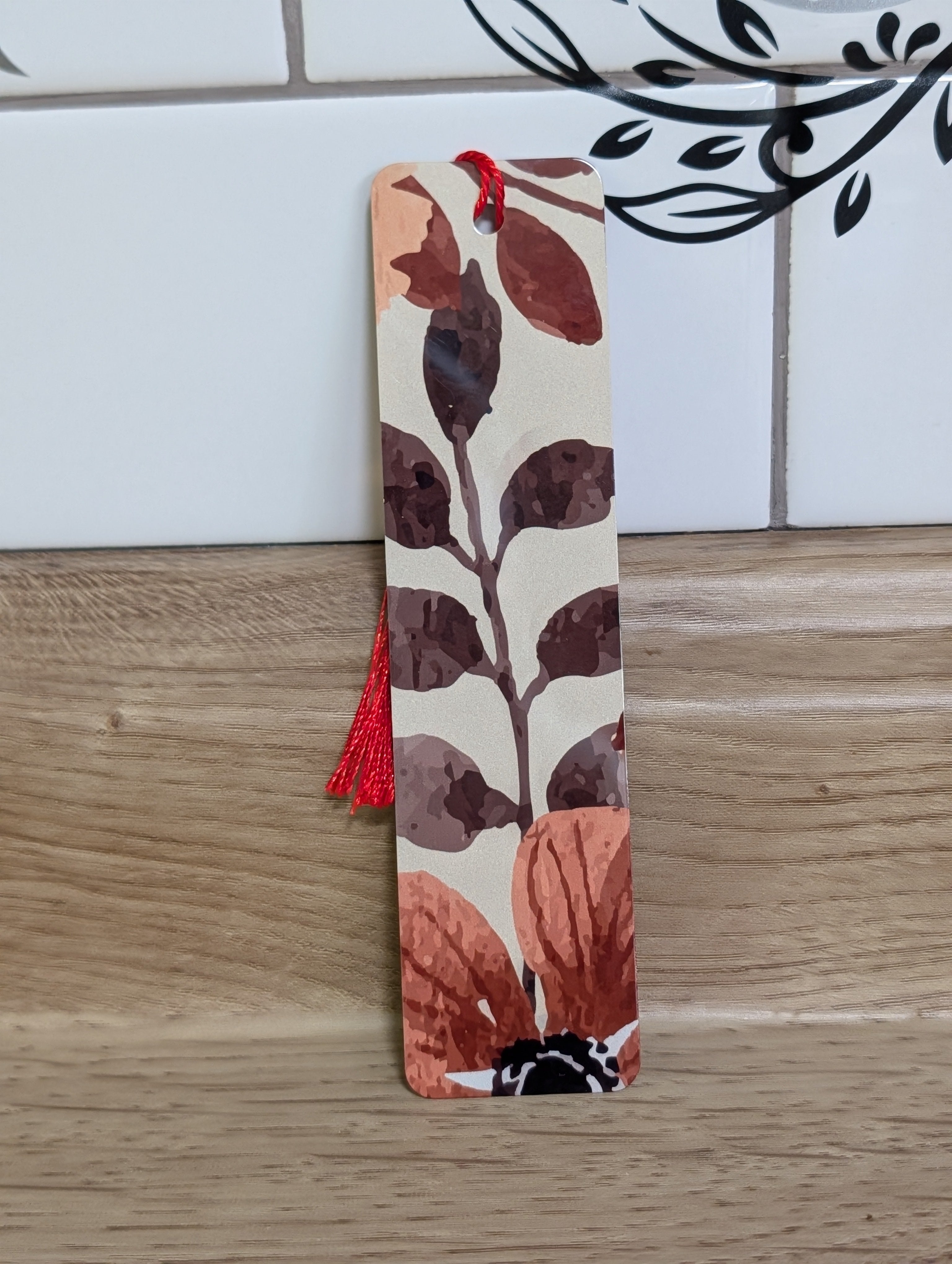 Terracotta Botanical Bookmark