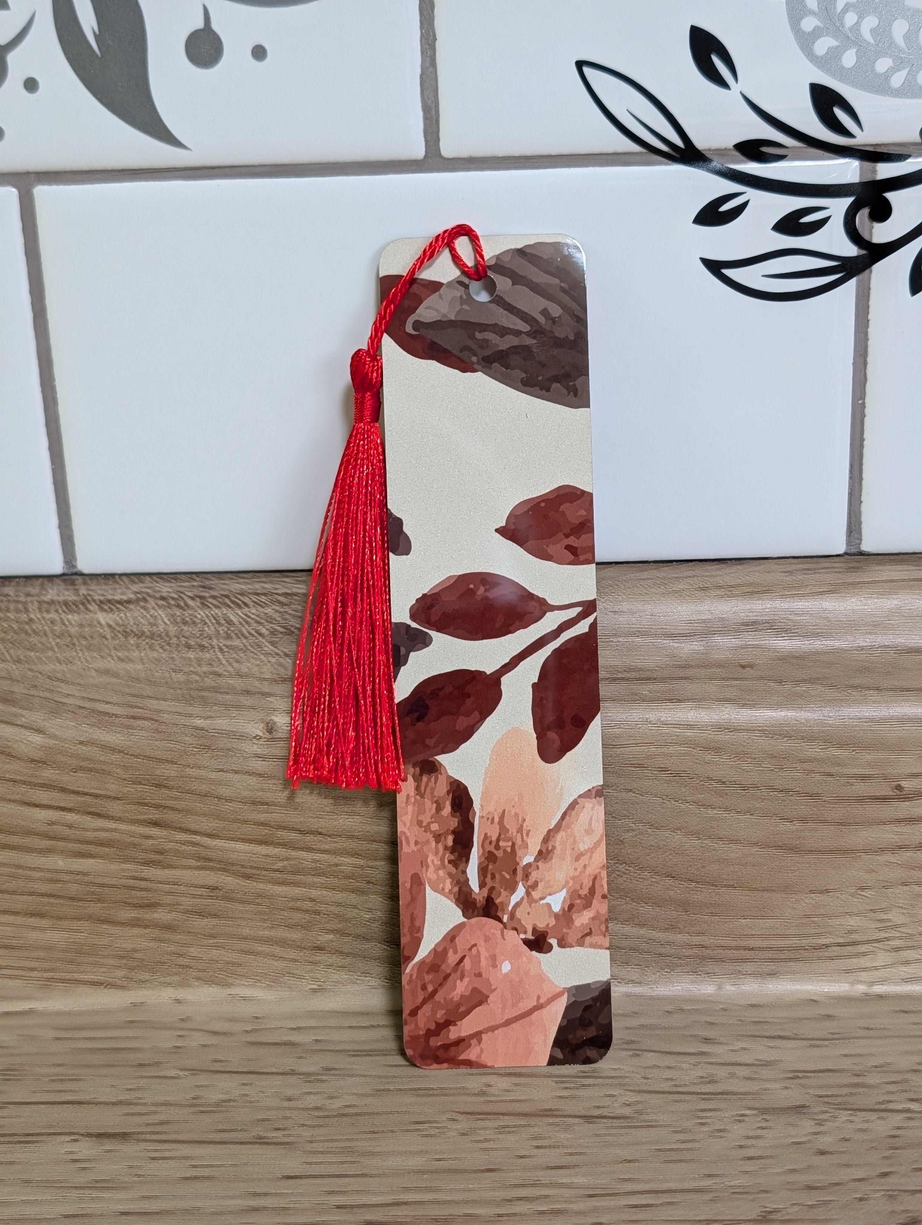 Terracotta Botanical Bookmark