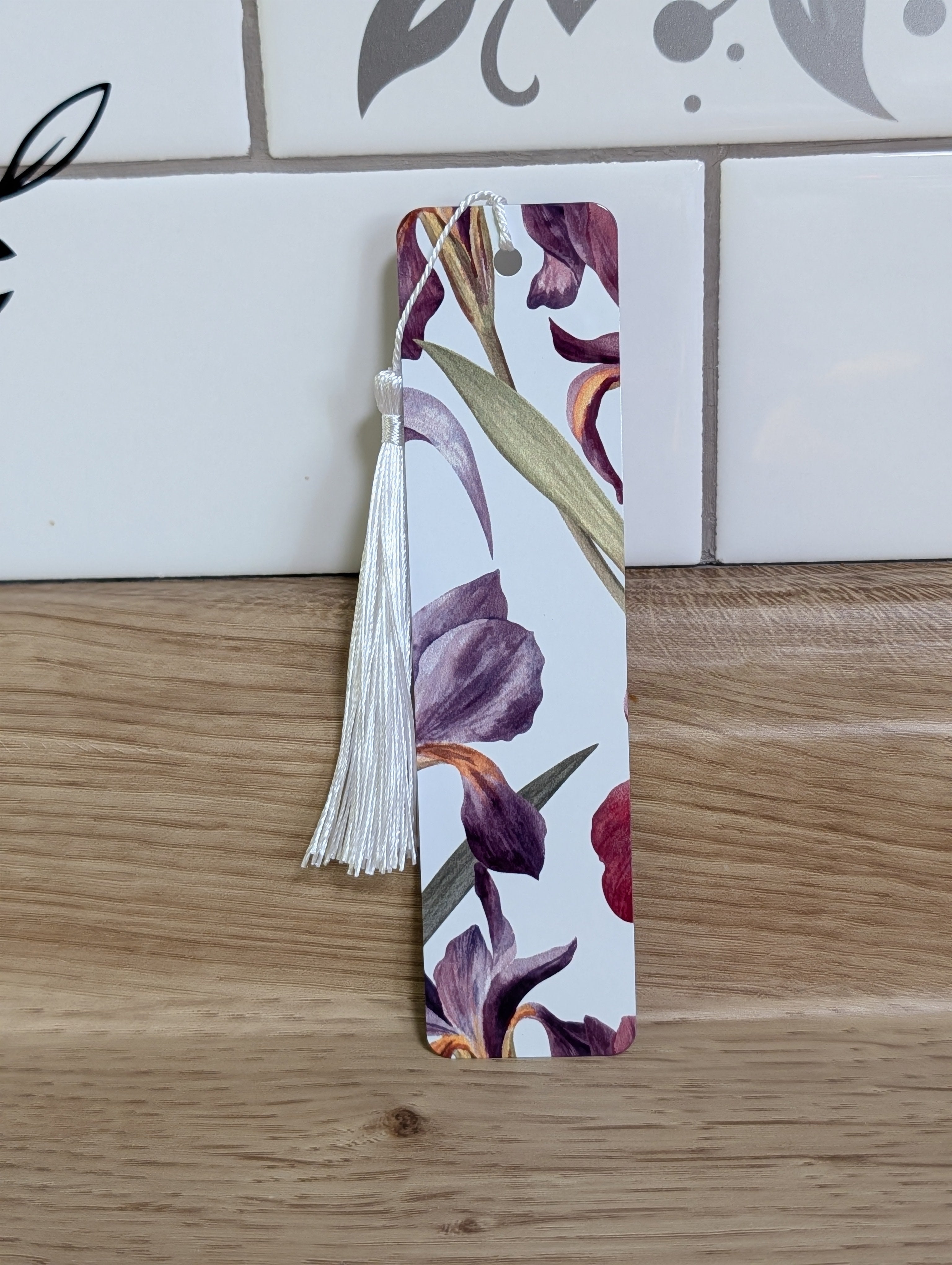 Purple Iris Bookmark