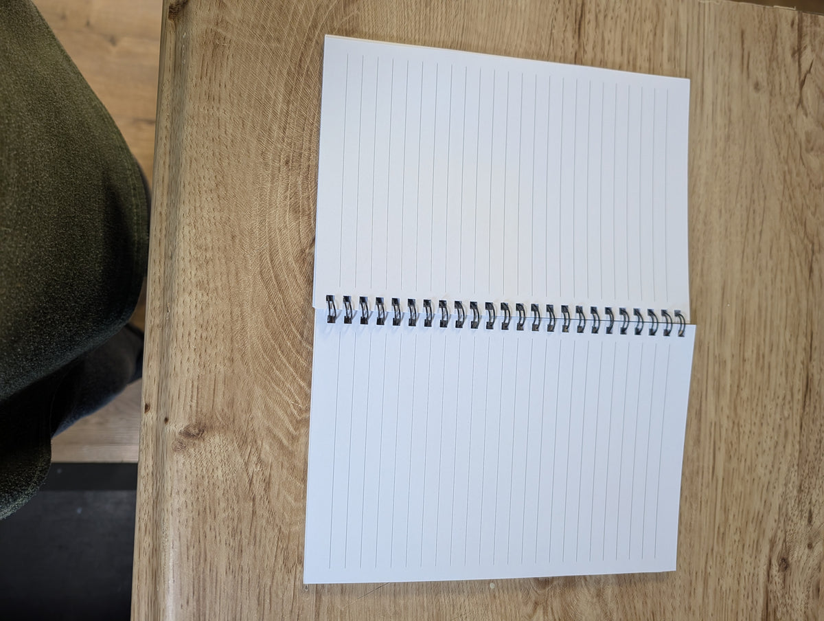 Kill Them with Kindness Spiral Notebook – Retro Sarcasm, 120 Lined Pages