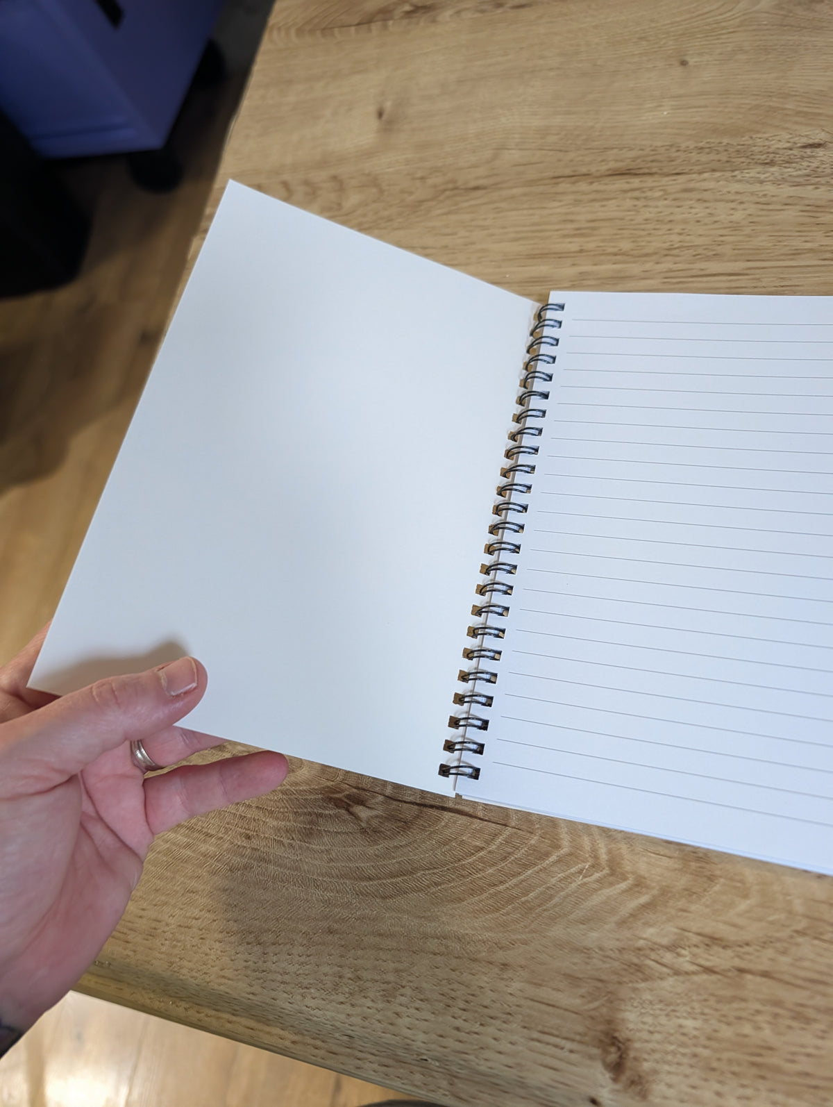 Antisocial Alien Spiral Notebook – Galaxy Design, 120 Lined Pages