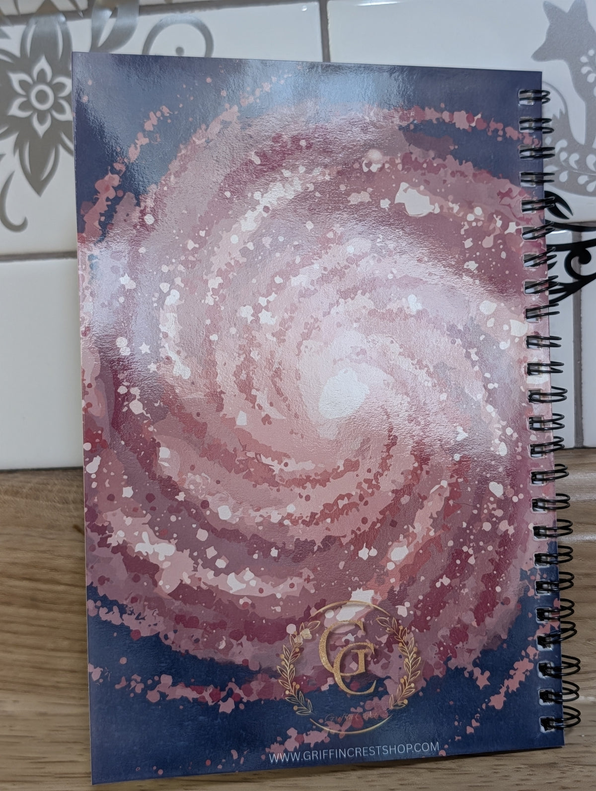 Antisocial Alien Spiral Notebook – Galaxy Design, 120 Lined Pages