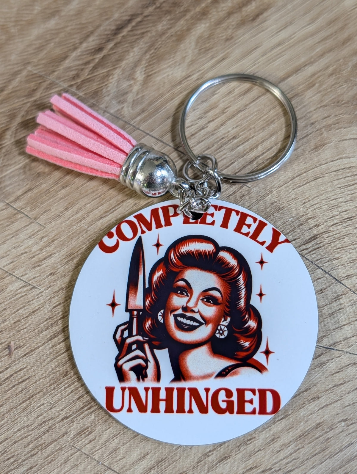 Funny & Sassy Tassel Keychains – Choose Your Design