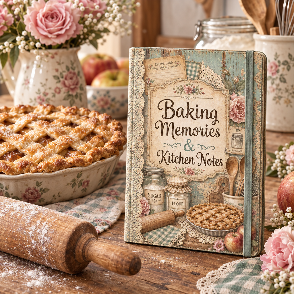 Baking Memories notebook lifestyle