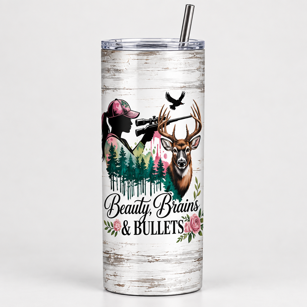 Beauty Brains and Bullets mockup