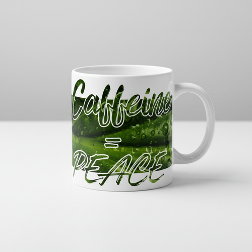Caffeine = Peace Mug