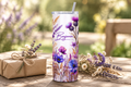 Corrected Benjamin wildflower skinny tumbler lifestyle photo