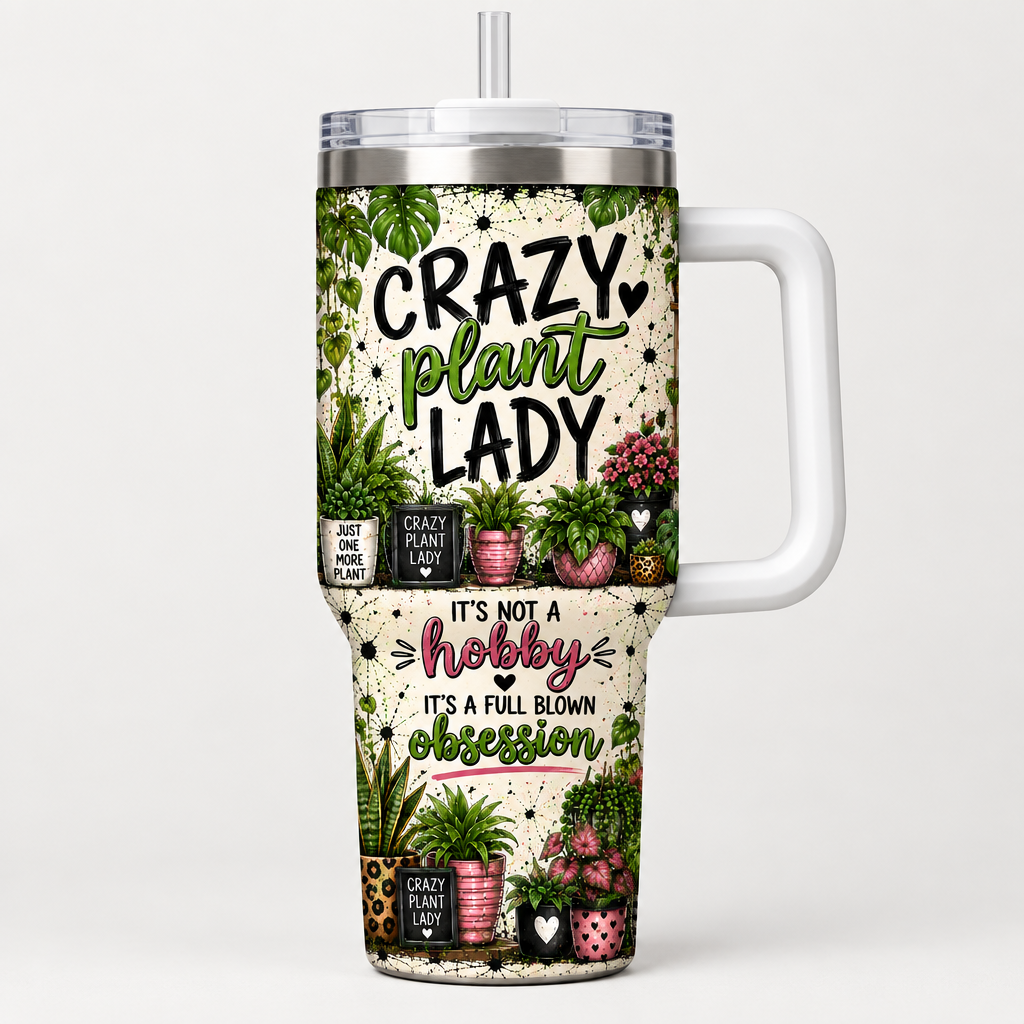 Crazy Plant Lady mockup