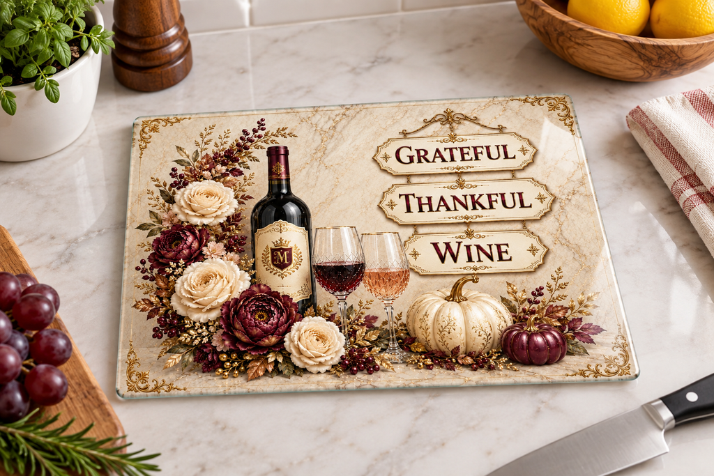 Grateful Thankful Wine lifestyle view