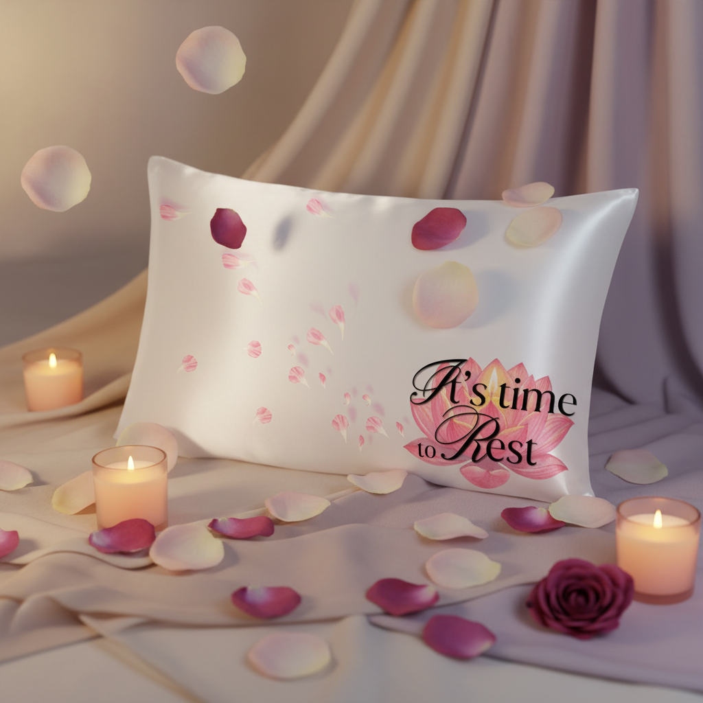 It's Time to Rest Pillowcase Styled