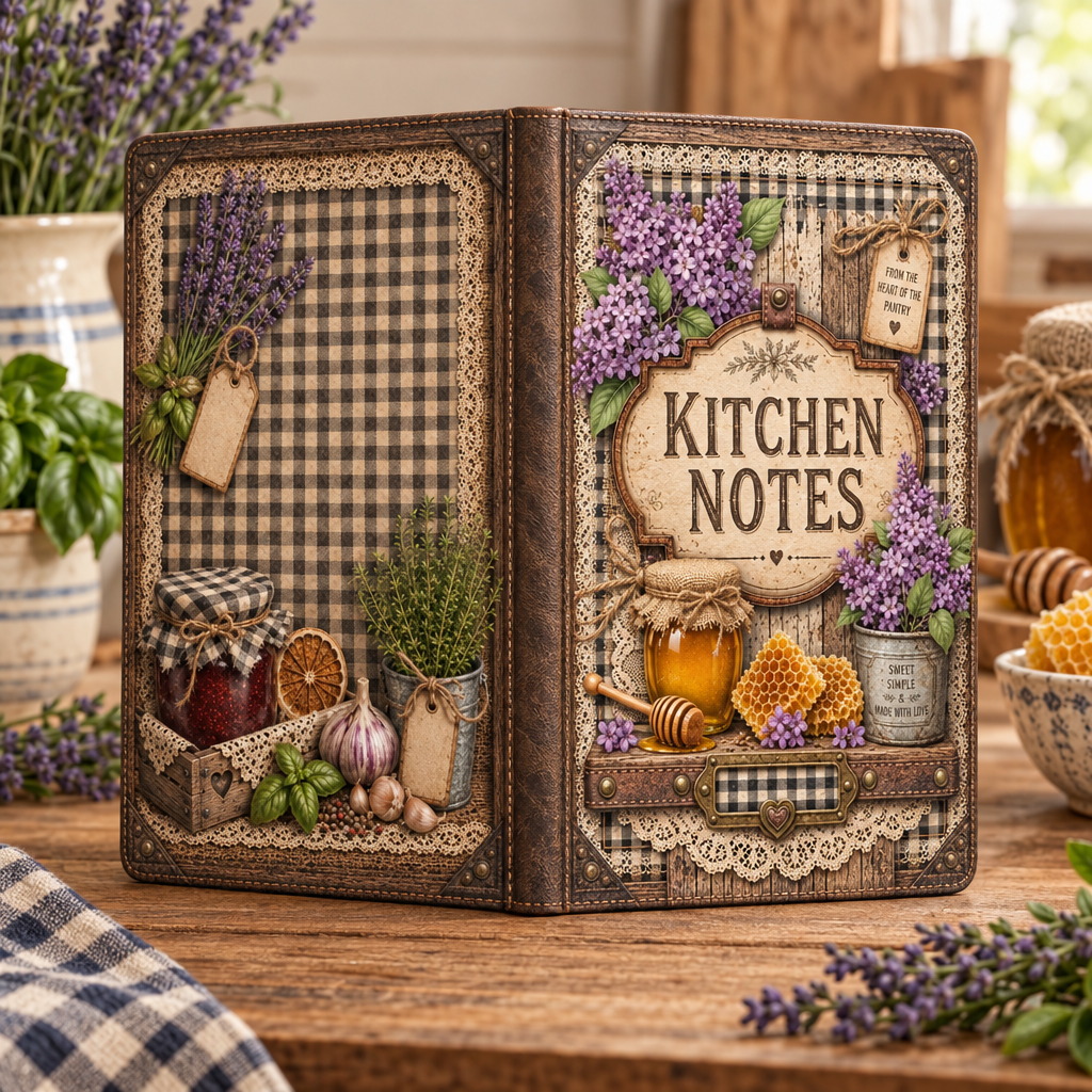 Kitchen Notes notebook mockup