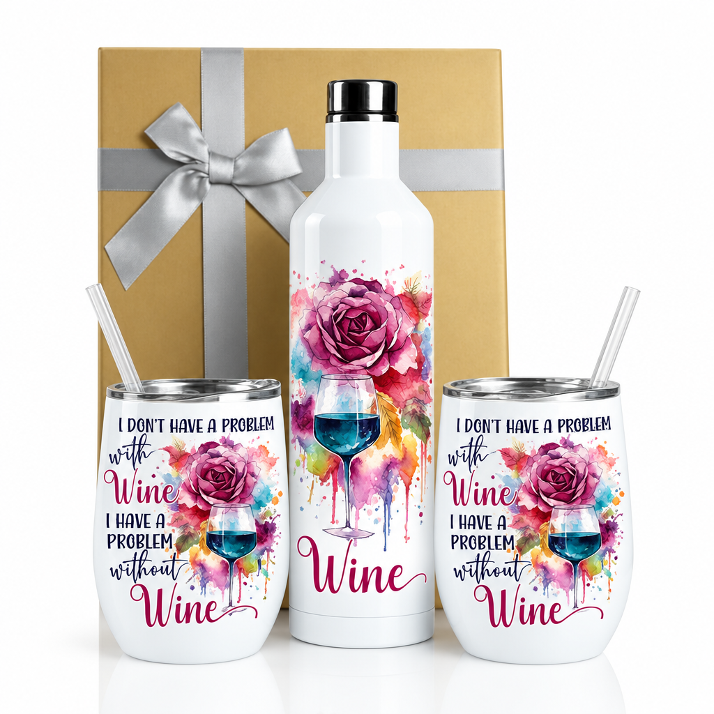 Problem With Wine set mockup in progress