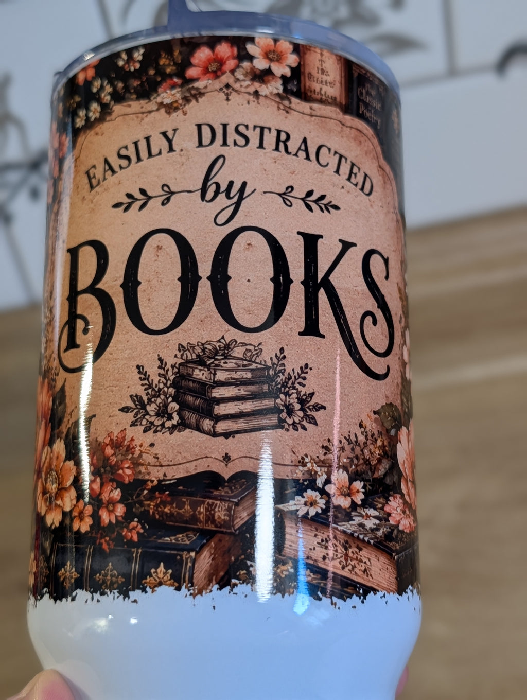Easily Distracted by Books 40oz Tumbler