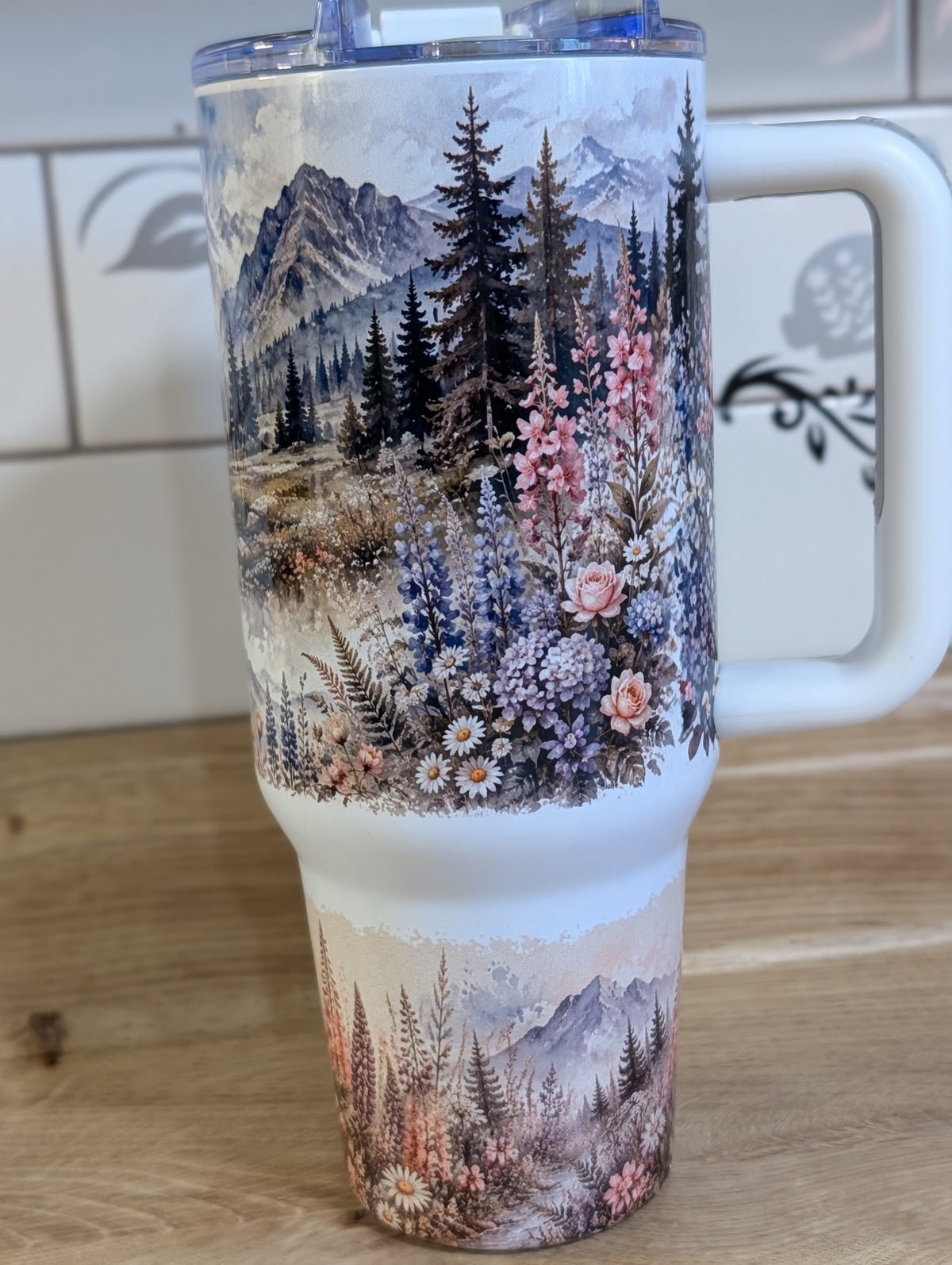 Alpine Wildflowers 40oz Tumbler