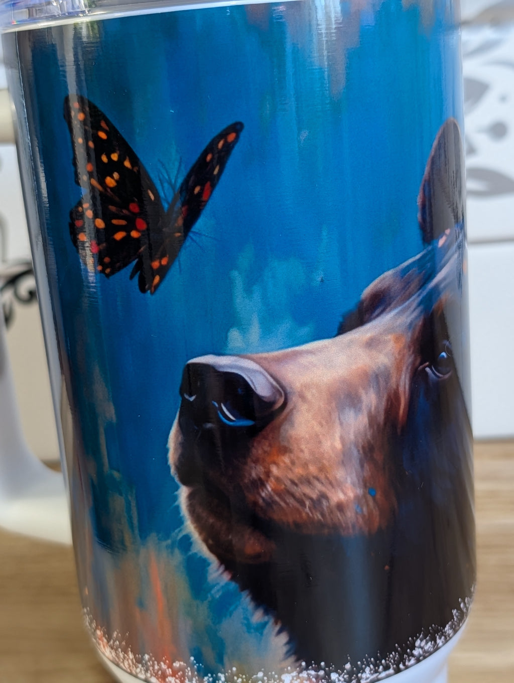 Butterfly Bear 40oz Tumbler
