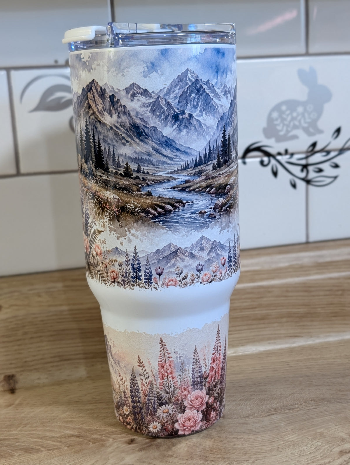 Alpine Wildflowers 40oz Tumbler