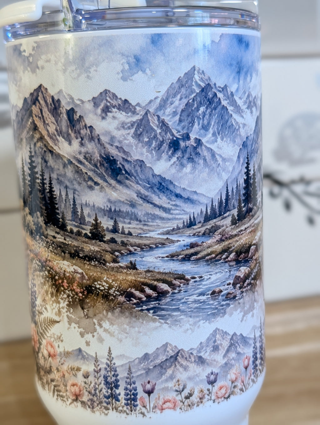 Alpine Wildflowers 40oz Tumbler