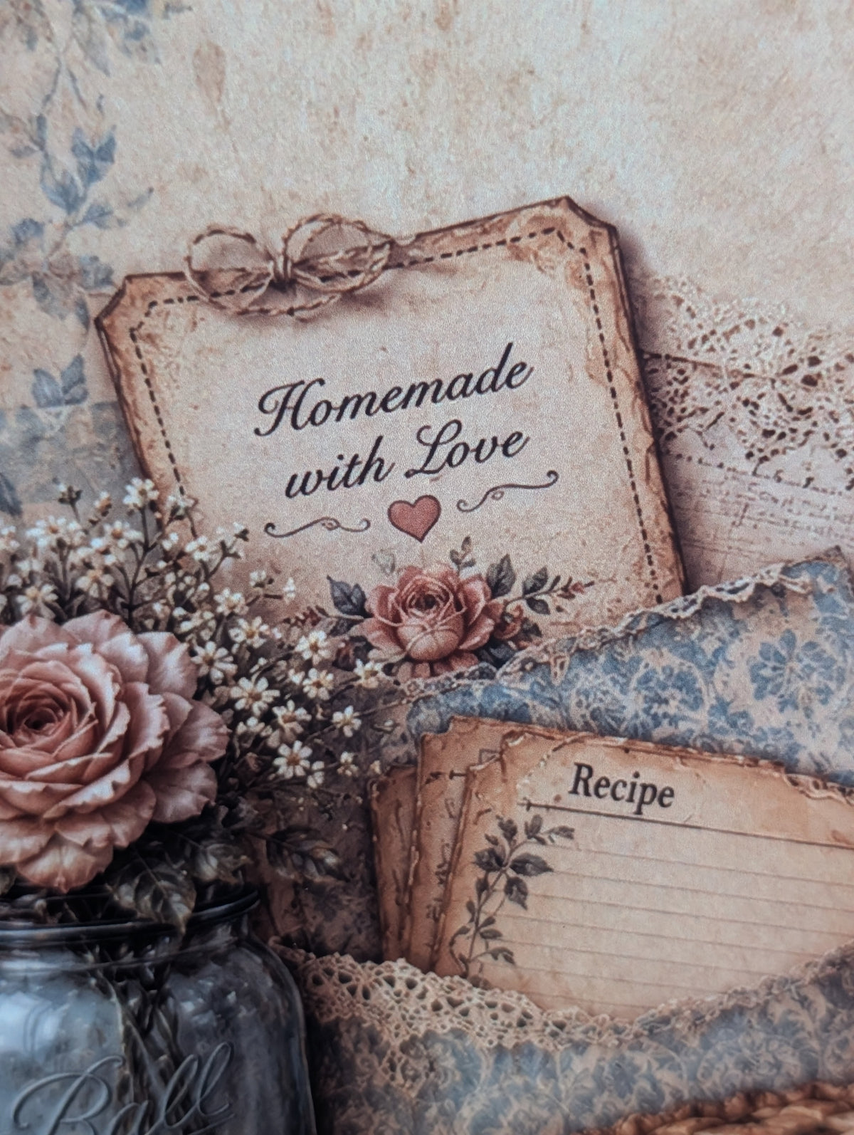 Baking Memories & Kitchen Notes A5 Faux Leather Notebook