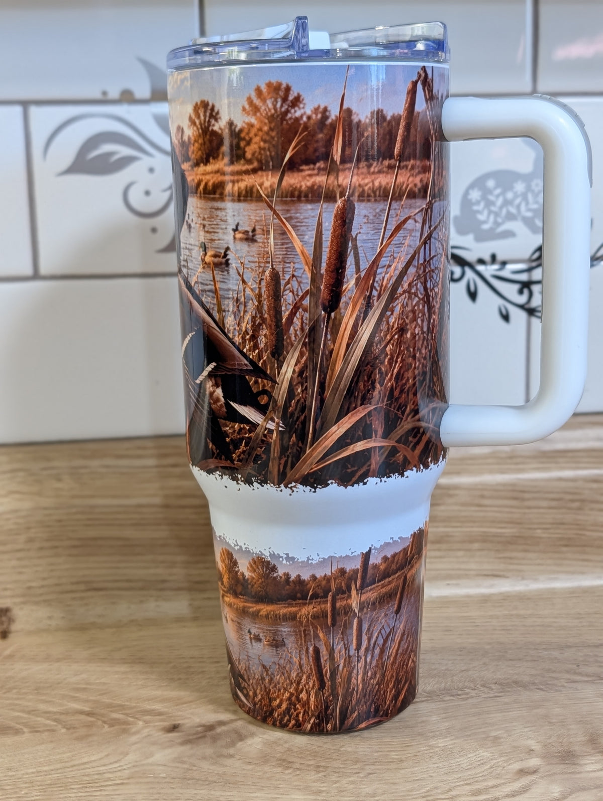 Retriever at the Marsh 40oz Tumbler