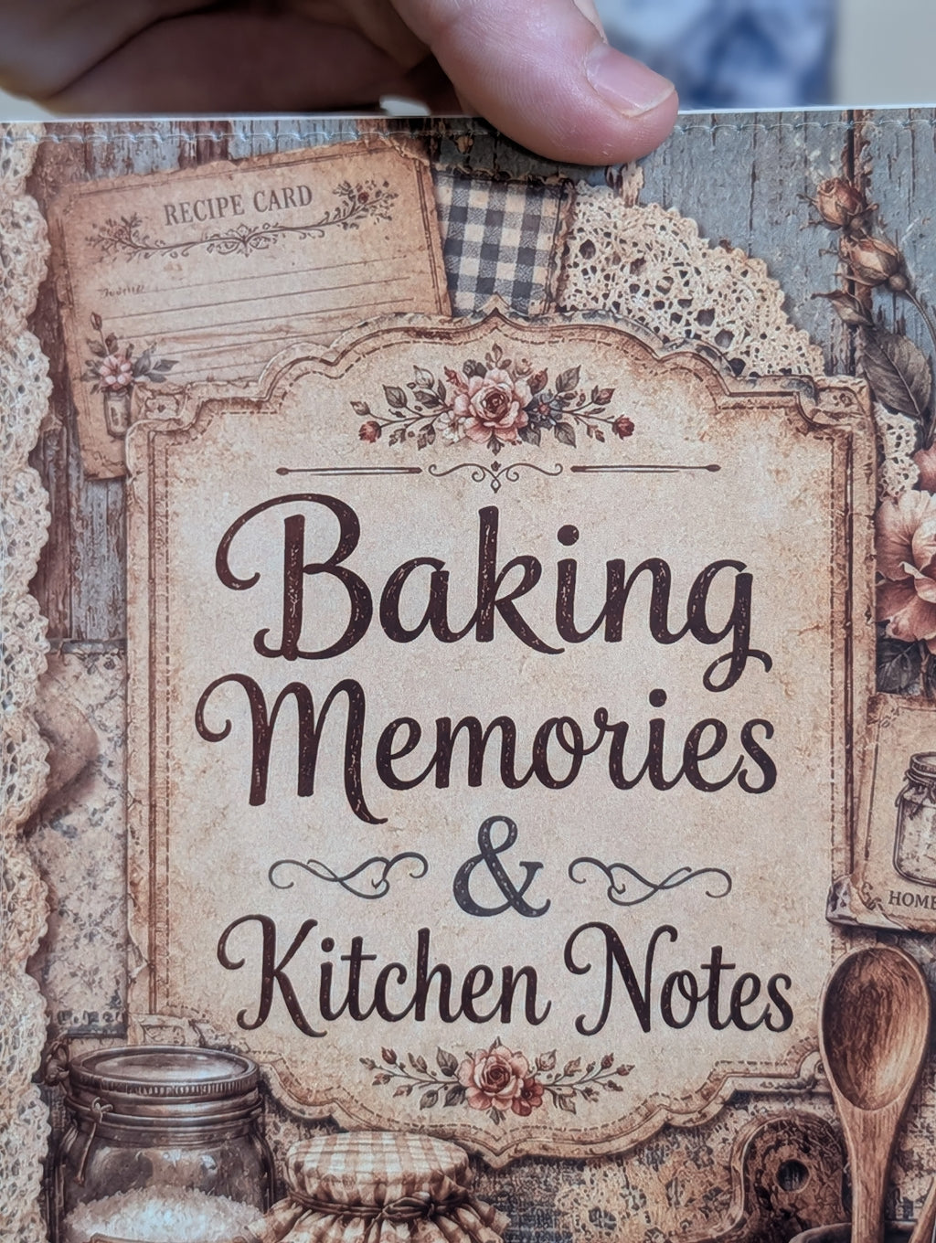 Baking Memories & Kitchen Notes A5 Faux Leather Notebook