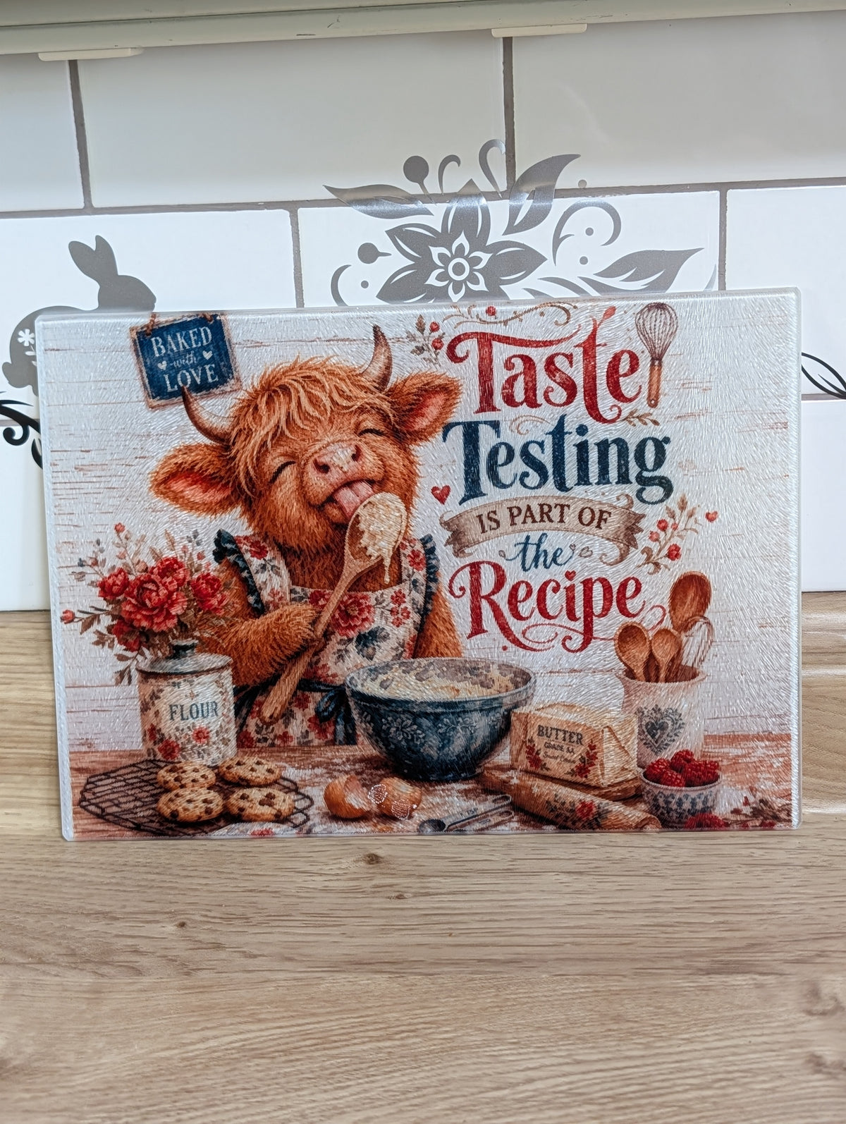 Taste Testing 11 × 8 Glass Cutting Board
