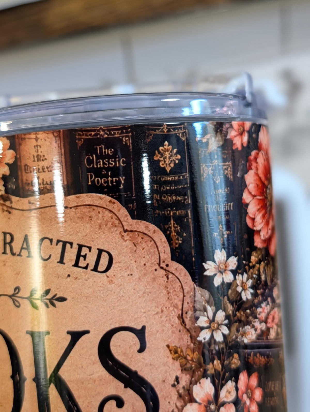 Easily Distracted by Books 40oz Tumbler