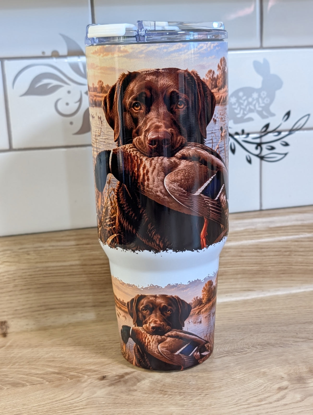 Retriever at the Marsh 40oz Tumbler