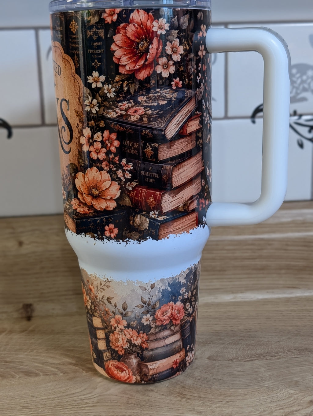 Easily Distracted by Books 40oz Tumbler