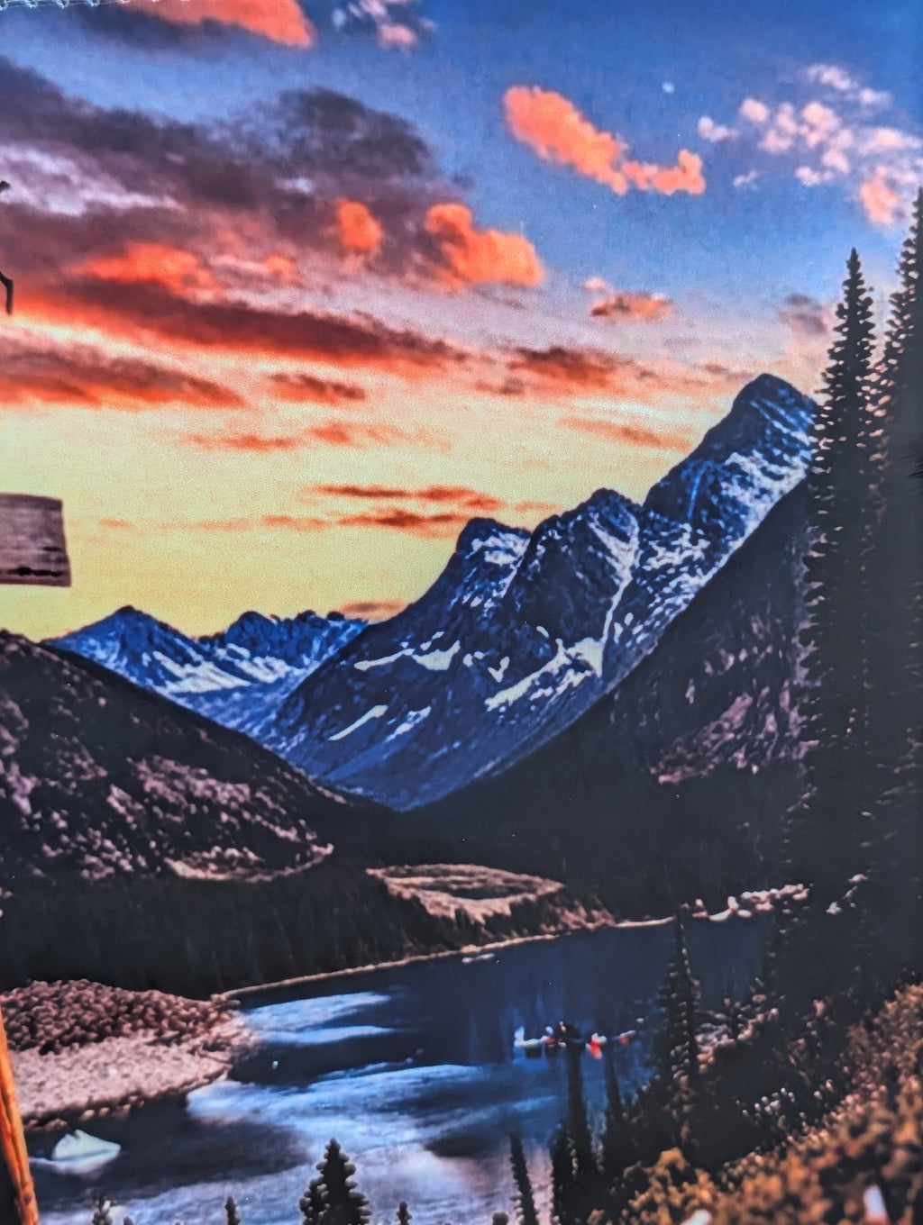 Go Left Scenic Route A5 Faux Leather Notebook